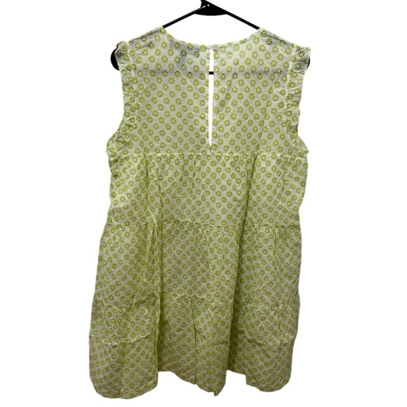 ModCloth Day Trippin Eyelet Trapeze Dress Size Large - Picture 3 of 6